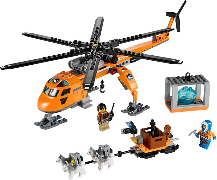 Bricker - Brinquedo contruído por LEGO 60034 Arctic Helicrane