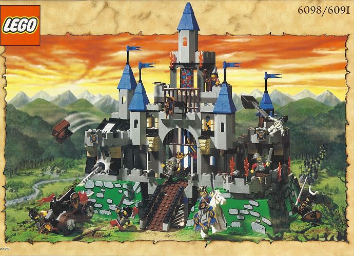 Bricker - Brinquedo contruído por LEGO 6091 King Leo's Castle