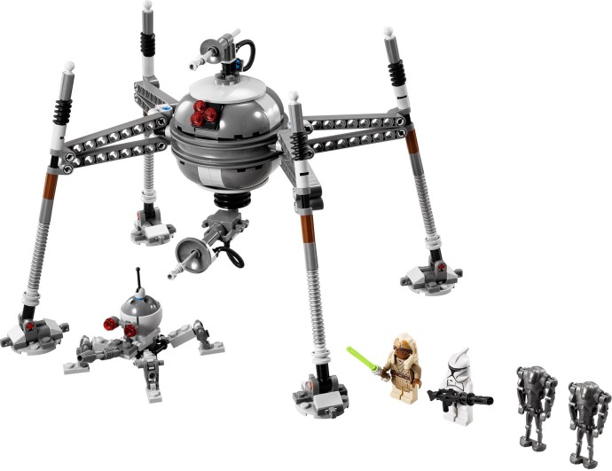 Bricker - Brinquedo contruído por LEGO 75016 Homing Spider Droid