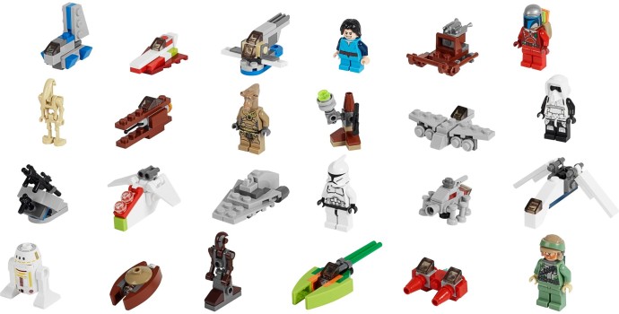 Bricker - Brinquedo contruído por LEGO 75023 Star Wars Advent Calendar