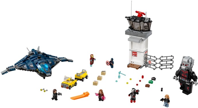 Bricker - Brinquedo contruído por LEGO 76051 Super Hero Airport Battle