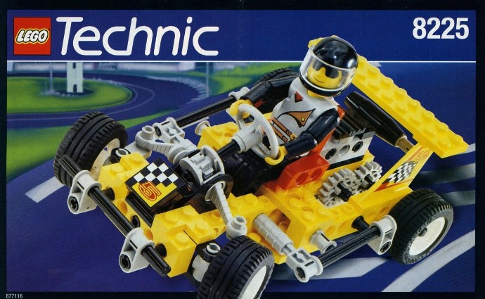 Bricker - Brinquedo contruído por LEGO 8225 Road Rally V / Super Kart