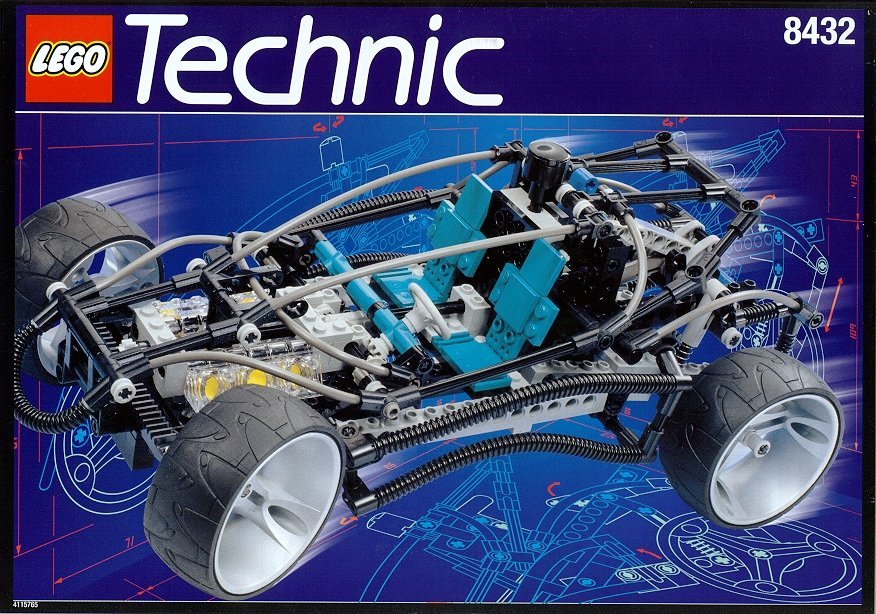 Bricker - Brinquedo contruído por LEGO 8432 TECHNIC Car
