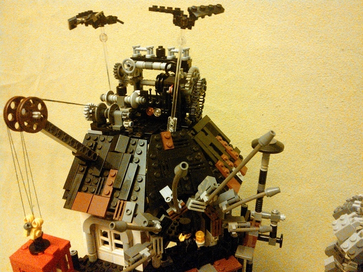 LEGO MOC - Because we can! - Wireless Electricity: гигантские птицы ( наверно вороны ))