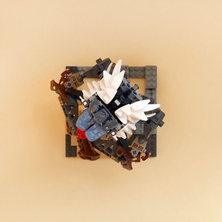 LEGO MOC - 16x16: Character - Rafiki: ну и вид с размерами