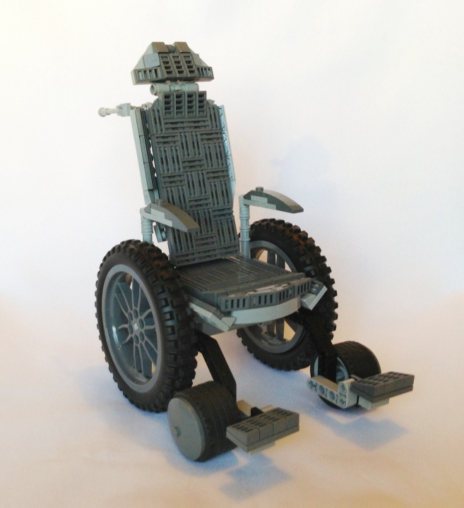 LEGO MOC - New Year's Brick 3015 - Дед мороз 3015: Кресло-дредноут сделано из высокоуглеродистой стали... Детишки с каждым годом хотят больше подарков.