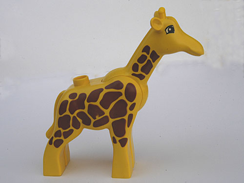 Bricker - Peça LEGO - 2259c01pb02 Duplo Giraffe Adult, Dense Spot Pattern