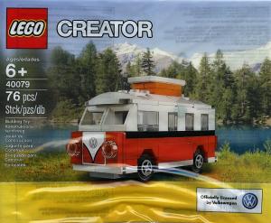 Bricker - Brinquedo contruído por LEGO 40079 Mini VW T1 Camper Van