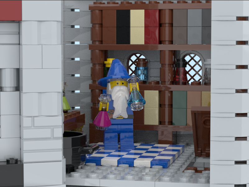 LEGO MOC - Замок Роткастр